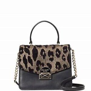 NWT Kate Spade Neve Ocelot Medium Convertible Shoulder Bag